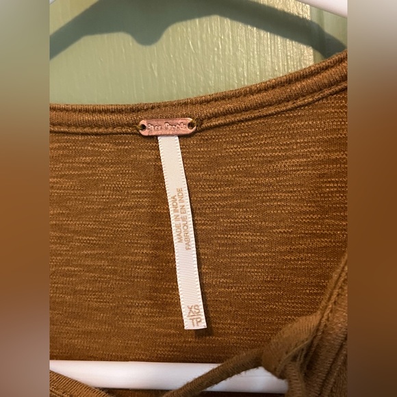 FREE PEOPLE Lucky Lace-Up Top - Picture 6 of 6